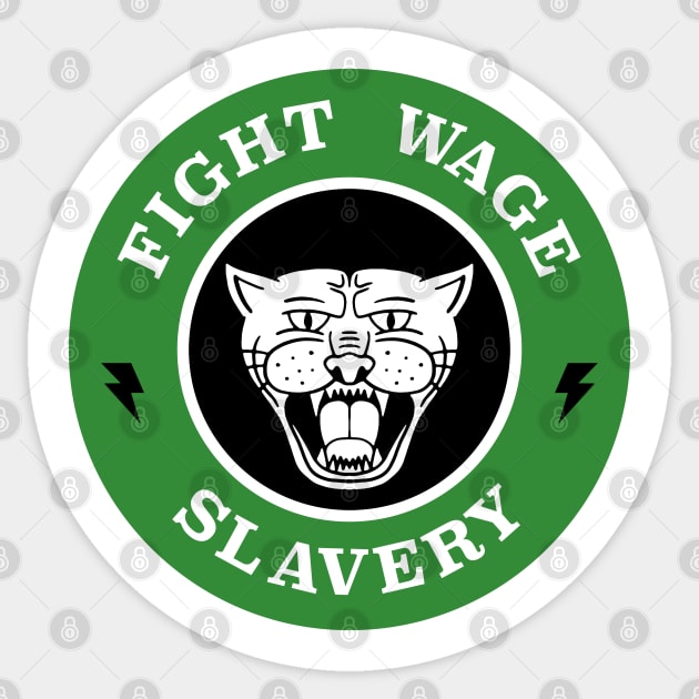 Fight Wage Slavery Sticker by Football from the Left